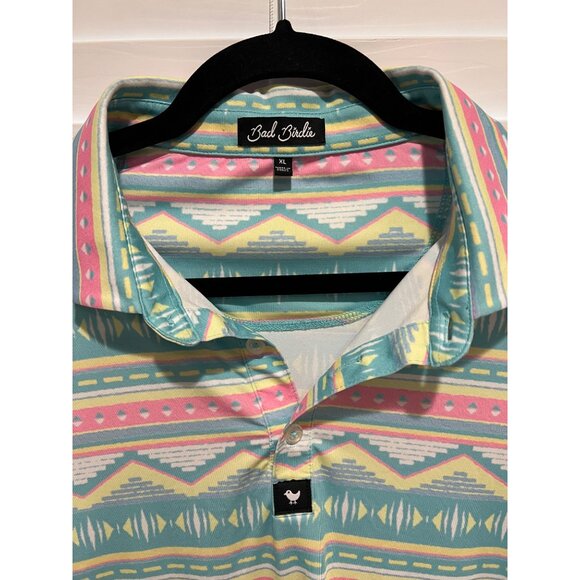 Bad Birdie Salty Savage Polo Shirt - Size‎ XL - Picture 3 of 5